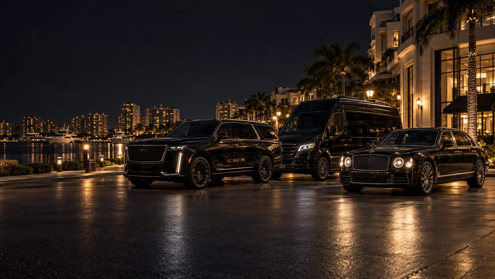 RydeIt.Ai luxury fleet in Southwest Florida